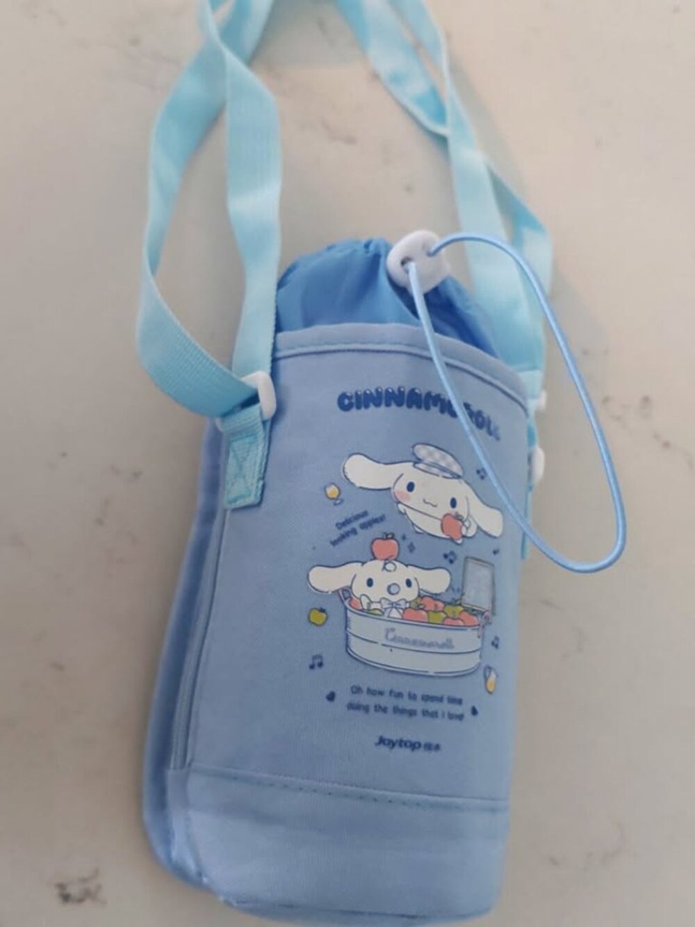 NEW Sanrio Cinnamoroll Water Bottle & Cel Phone Tote Bag Crossbody Carrier Purse - Picture 2 of 3